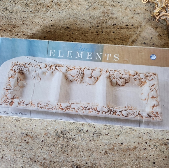 Antique Three Sectional Platter - Picture 9 of 9